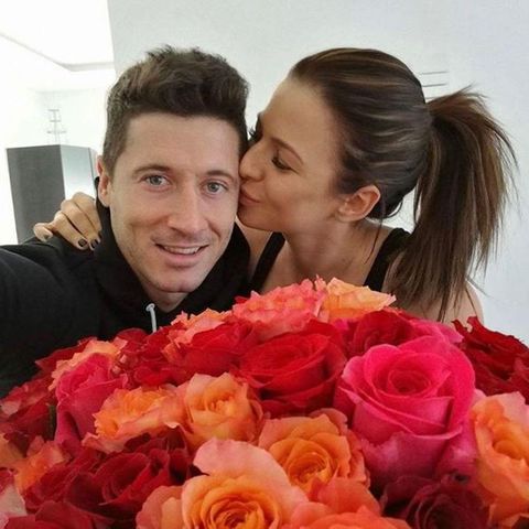 Robert Lewandowski und Ehefrau Anna Lewandowska