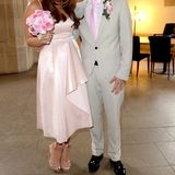 5. Mai 2017  Joey Heindle gibt seiner Justine Freundin Justine Dippl im Standesamt im Kölner Rathaus das Jawort. Dabei zeigt sich das Paar freudestrahlend und in farblich aufeinander abgestimmter Kleidung. 