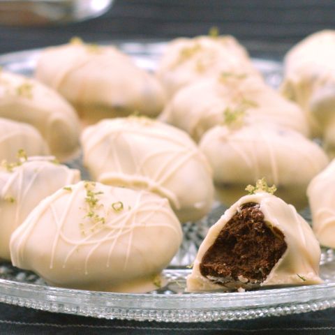 Goldige Häppchen: Feigen-Schoko-Trüffel