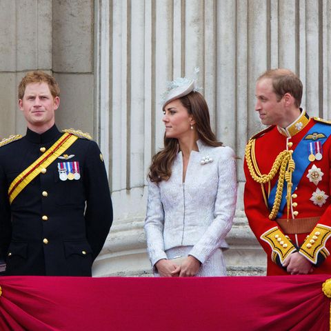 Prinz Philip, Prinz Harry, Herzogin Catherine + Prinz William