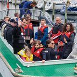 17. Mai 2017  Ab geht es mit dem Boot und Richtung Segelschulschiff.