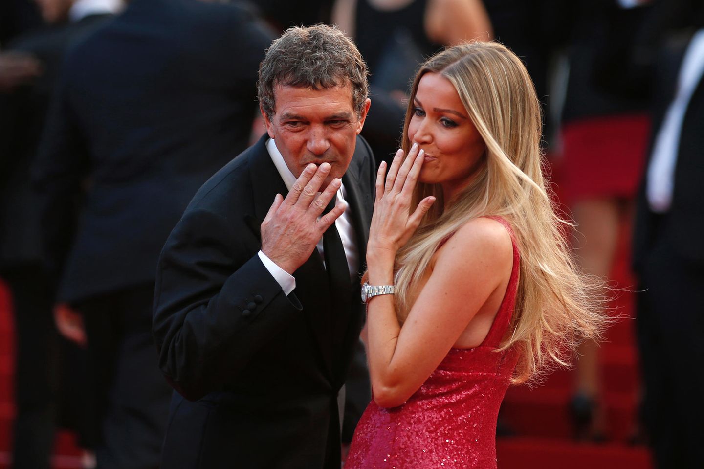 Antonio Banderas und Freundin Nicole in Cannes