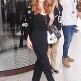 Ebenfalls in Schwarz, aber etwas lässiger als Julianne Moore ist Jessica Chastain in Cannes unterwegs.