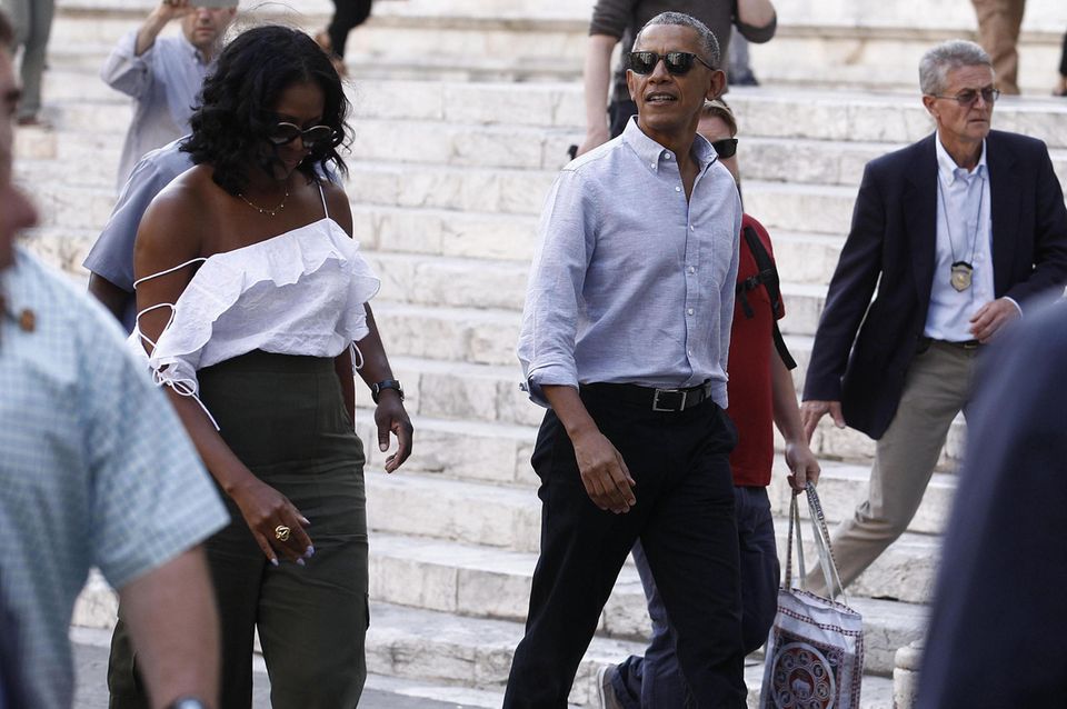 22. Mai 2017  In der italienischen Stadt Siena geht ein ganz besonderes Paar auf Sightseeingtour: Michelle und Barack Obama...