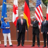 26. Mai 2017  Auf der italienischen Insel trifft Donald Trump im Rahmen des G7-Gipfels auf Justin Trudeau, Angela Merkel, Paolo Gentiloni, Emmanuel Macron und Shinzo Abe.