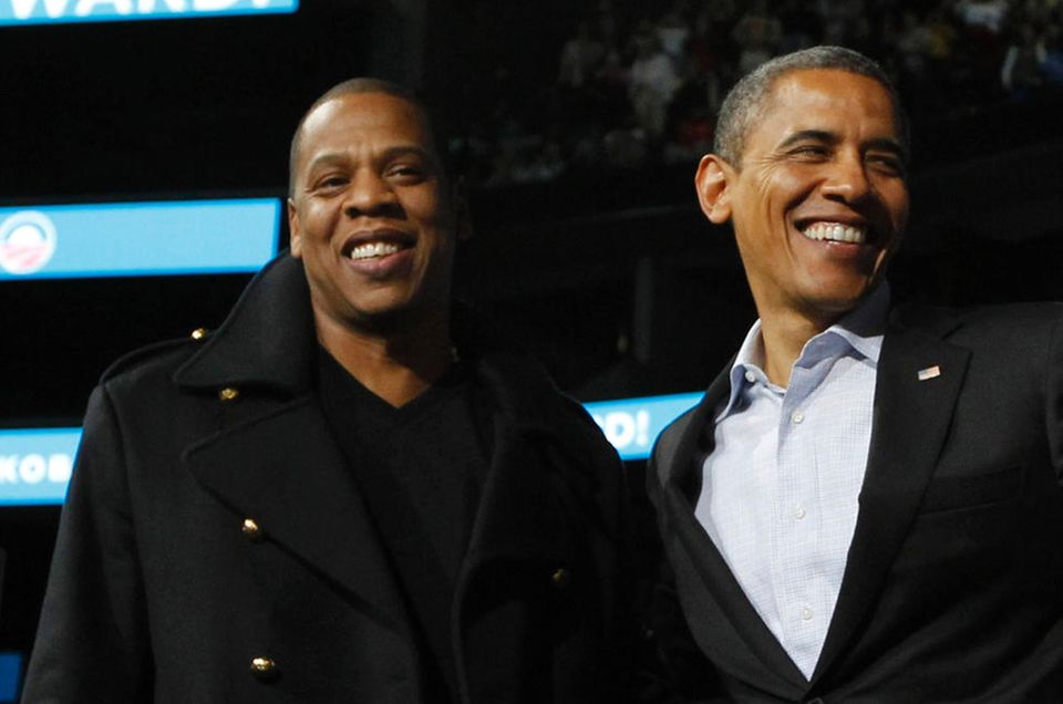 Jay Z unterstützte seinen Kumpel Barack Obama beim Wahlkampf.