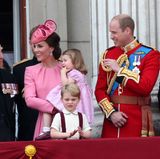 Herzogin Catherine und Prinz William haben ihre Kinder George und Charlotte dabei.