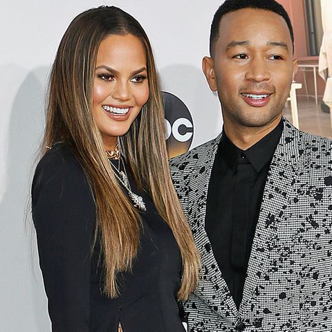Chrissy Teigen + John Legend + Luna