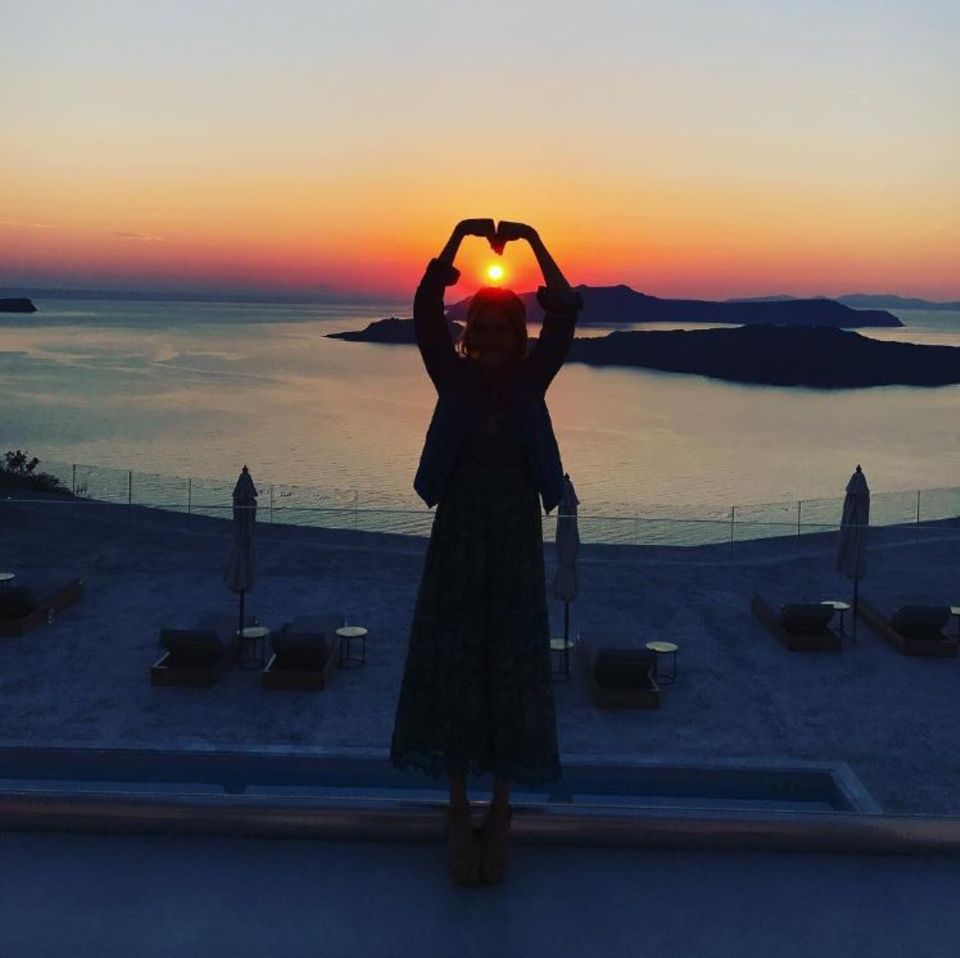 17. Juni 2017   Romantischer Sonnenuntergang: Ayda Field widmet dieses stimmungsvolle Foto ihrem Ehemann Robbie Williams.