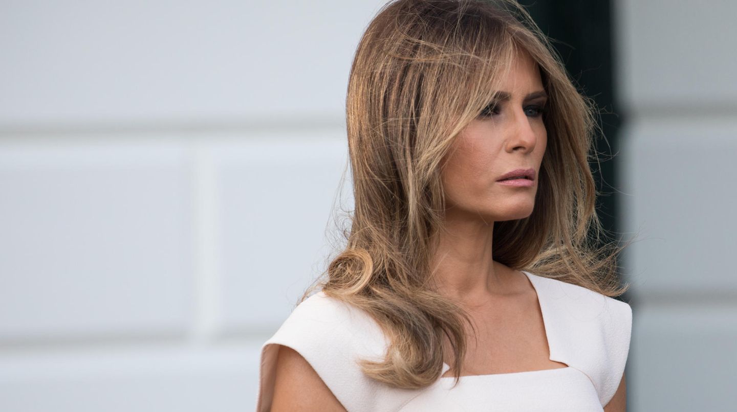 Melania Trump Demonstranten stellen sich ihr bei