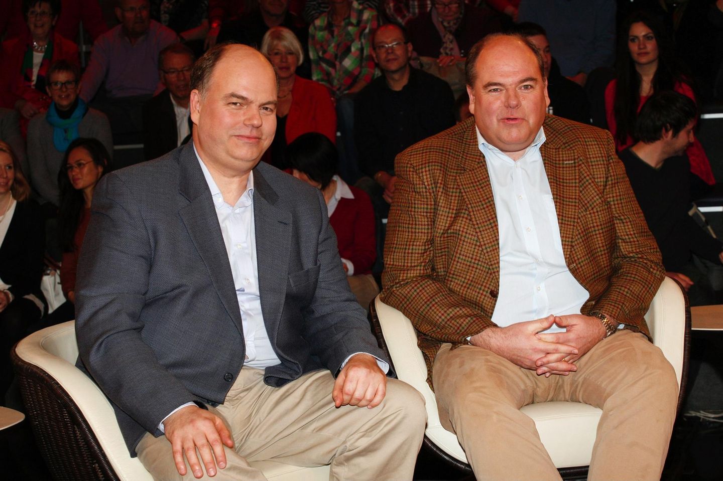 Peter Kohl (l.) und Walter Kohl, die Söhne des verstorbenen Alt-Bundeskanzlers Helmut Kohl