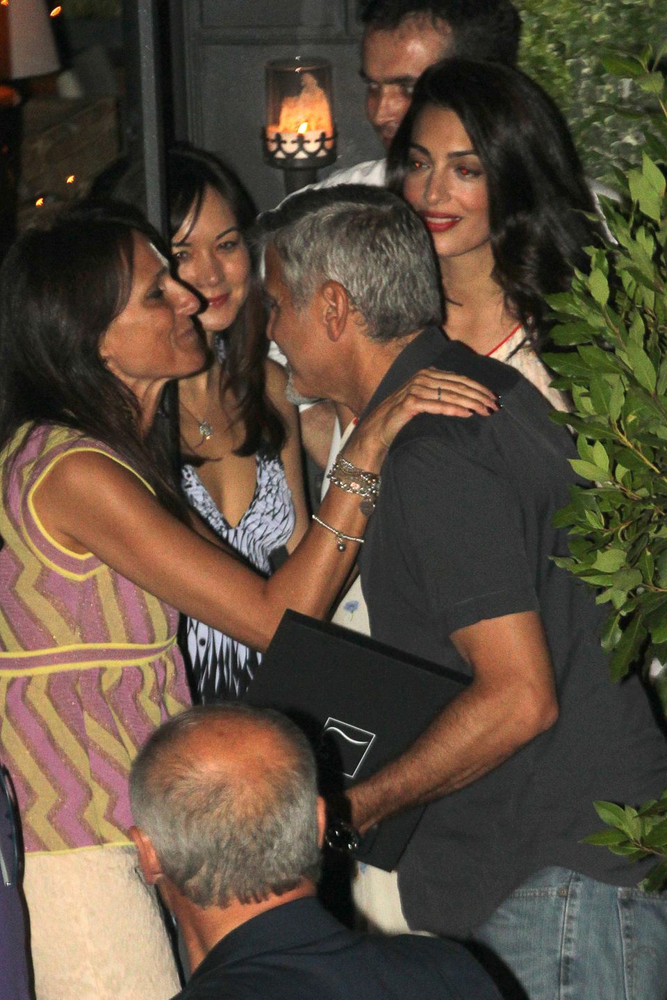 George Clooney und Ehefrau Amal.
