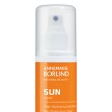 Kombiniert UV- und Farbschutz: "Haar-Sonnenschutz-Spray" von Annemarie Börlind, 100 ml, ca. 18 Euro, limitiert