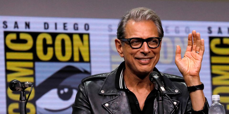 Auch Schauspieler Jeff Goldblum gehört zu den Stars, die bei der diesjährigen "Comic-Con" in San Diego. Auch Schauspieler Jeff Goldblum gehört zu den Stars, die bei der diesjährigen "Comic-Con" in San Diego.