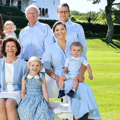 Die königliche Familie aus Schweden