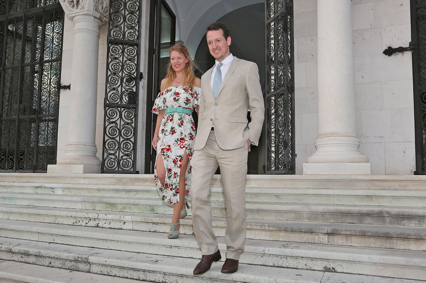 Danica Marinkovic und Prinz Philip von Serbien
