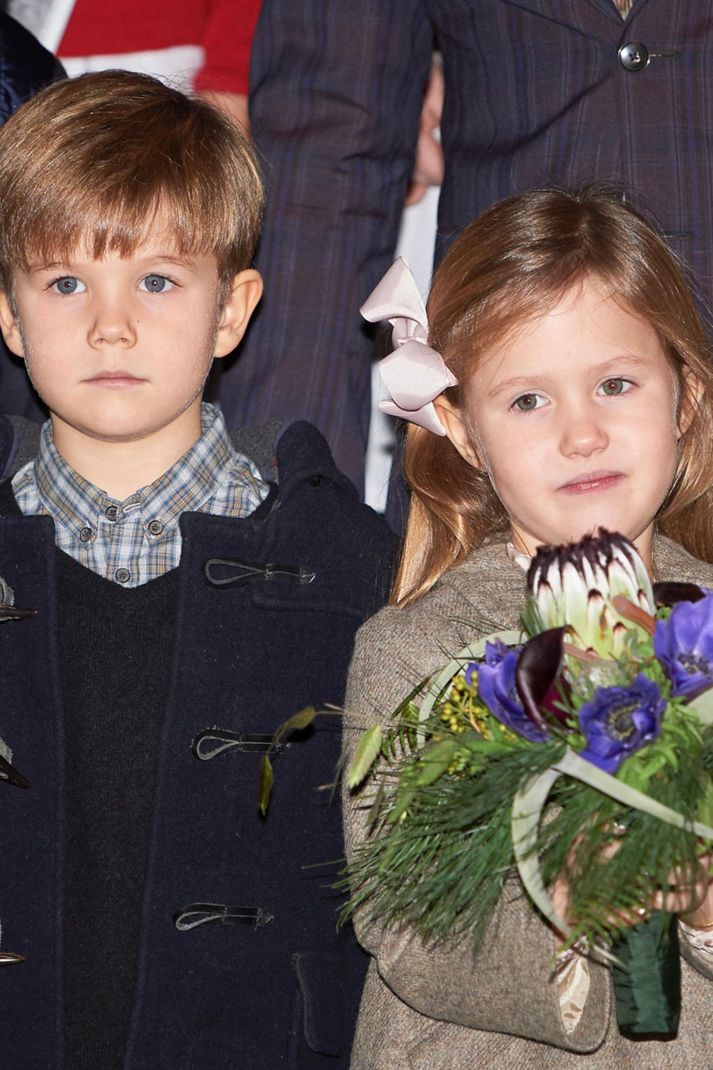 2016  Vincent und Josephine lauschen andächtig einem Weihnachtskonzert mit Lucia-Umzug, das sie mit ihrer Familie in Kopenhagen besuchen.