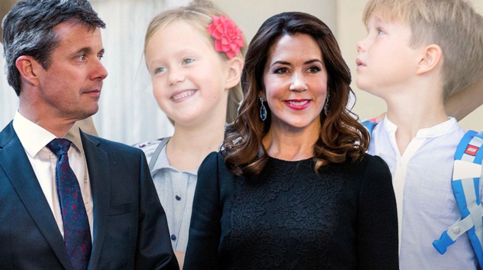 Prinzessin Mary + Prinz Frederik: Prinz Frederik, Prinzessin Mary, Prinzessin Josephine, Prinz Vincent Prinz Frederik, Prinzessin Mary, Prinzessin Josephine, Prinz Vincent