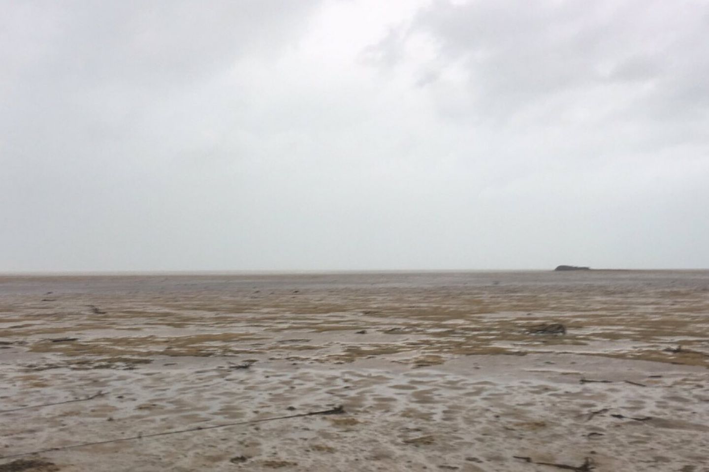 Das Meer nach Hurrikan "Irma" 