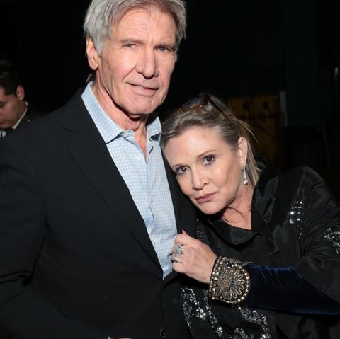 Harrison Ford und Carrie Fisher (†), die Stars aus der "Krieg der Sterne"-Reihe, kamen sich in den 1970ern während Dreharbeiten näher
