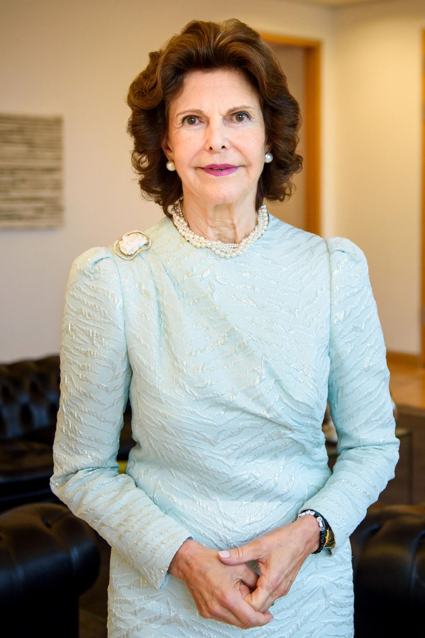26. September 2017  Königin Silvia ist zu Gast in Berlin und wird dort mit dem "Theodor-Wanner-Preis" für ihr soziales Engagement ausgezeichnet. 