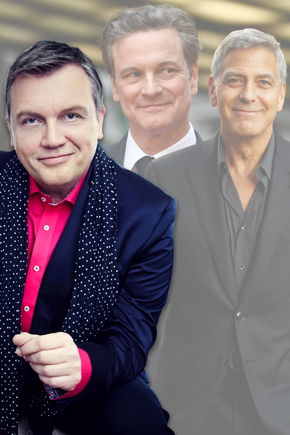 Hape Kerkeling, Colin Firth, George Clooney