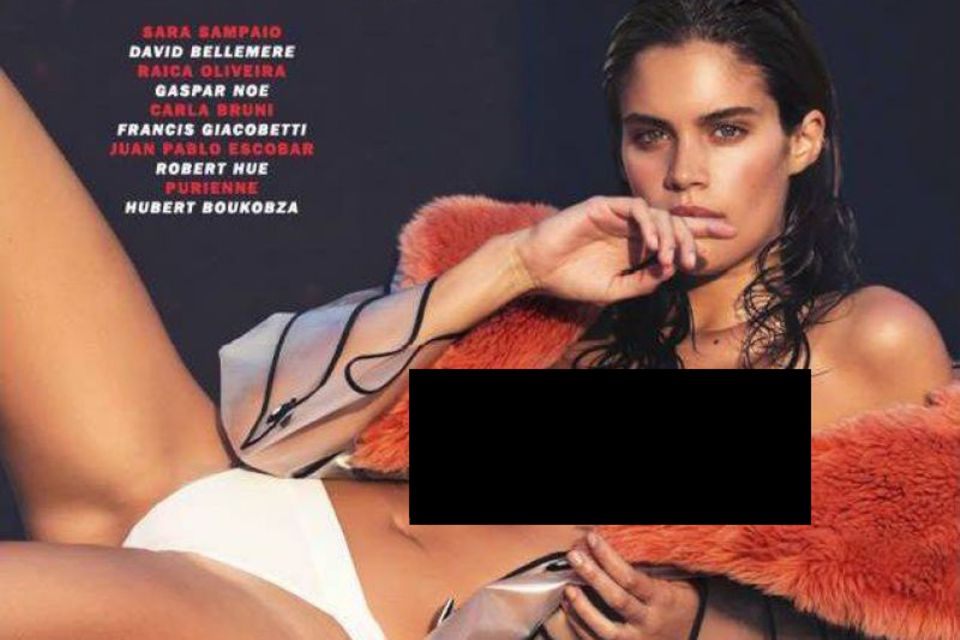 Auf dem aktuellen Cover des französischen Männer-Magazins "Lui" ist Sara Sampaio in scheinbar verführerischer Pose abgebildet. Das Model verriet nun, dass sie genötigt wurde, sich so zu präsentieren und dass das Foto gegen ihren ausdrücklichen Willen auf dem Cover erschien