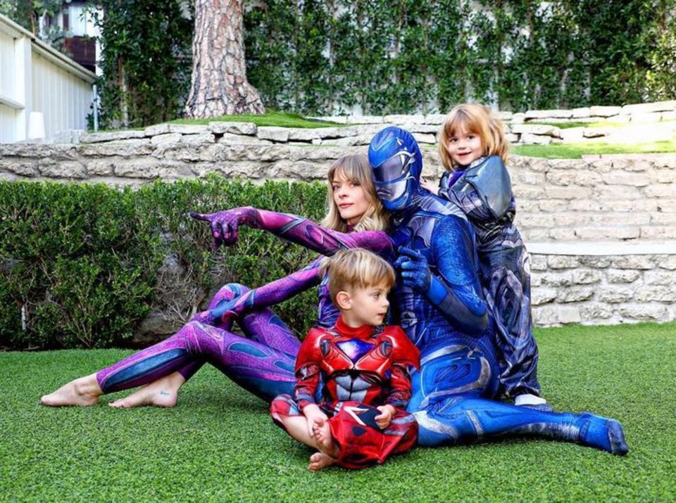 Jaime King und ihre Liebsten verkleiden sich in diesem Jahr als "Power Rangers". 