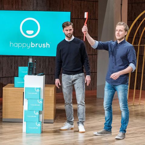 Florian Kiener und Stefan Walter stellen "happybrush" vor