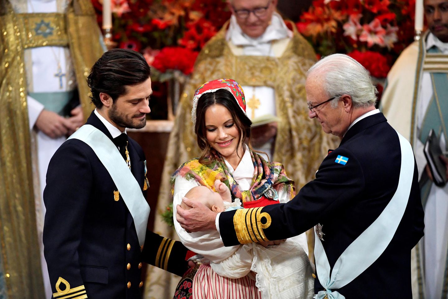 Prinz Carl Philip, Prinzessin Sofia, Prinz Gabriel, König Carl Gustaf