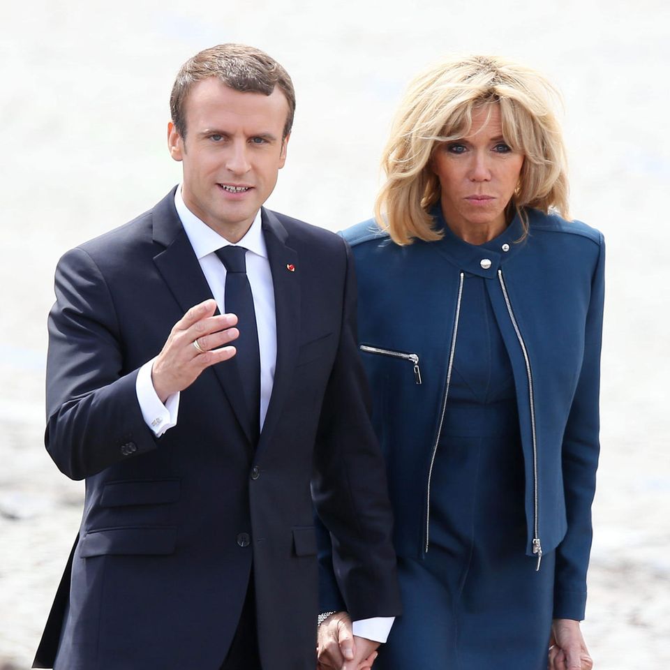 Emmanuel + Brigitte Macron