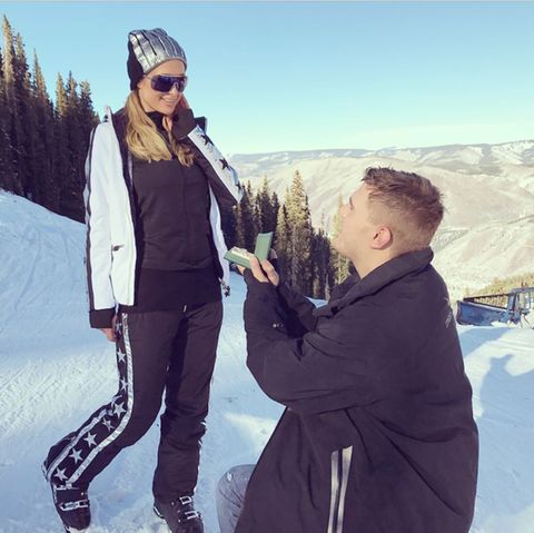 Paris Hilton sagt "Ja" zum Antrag von Chris Zylka