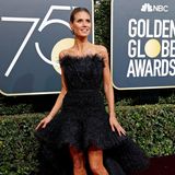 Kuschelig: Heidi Klum in Ashi Studio
