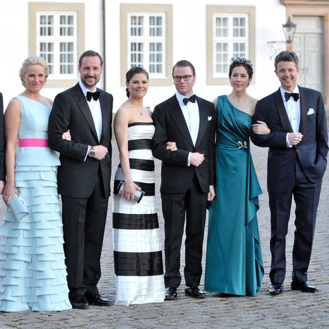 Prinz Haakon, Prinzessin Victoria + Prinz Frederik