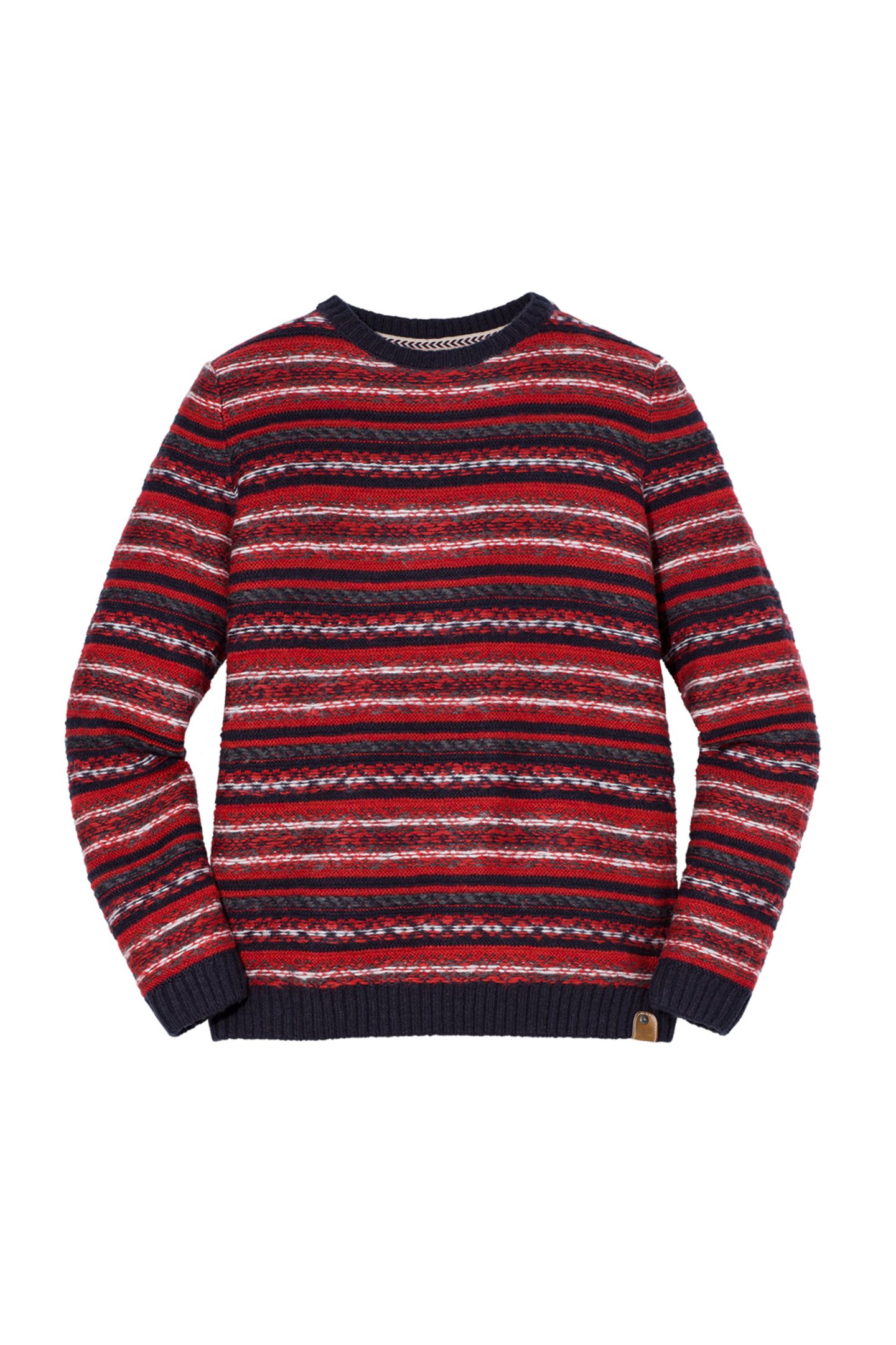 Auf Streifzug durch die Winterwelt im Pullover von Tom Tailor, ca. 60 Euro