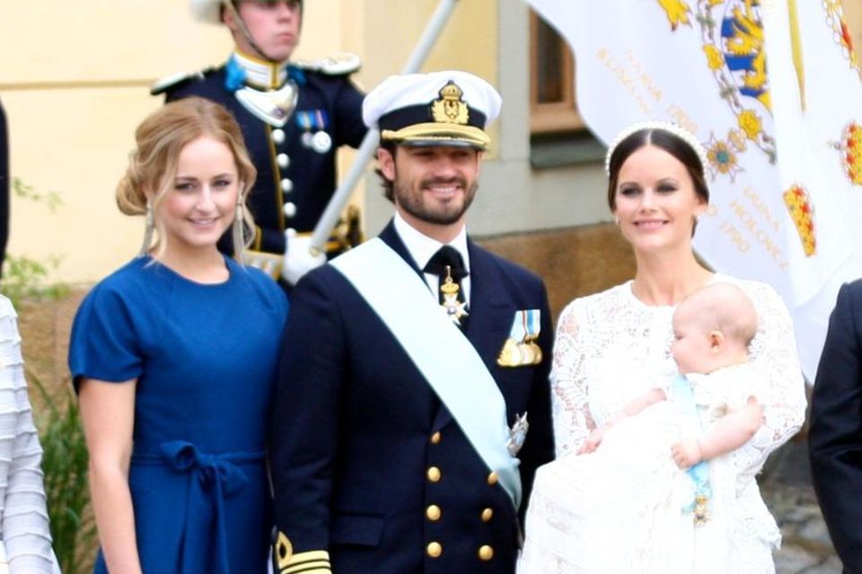 Lina ist die Taufpatin von Prinzessin Sofias großem Sohn Prinz Alexander