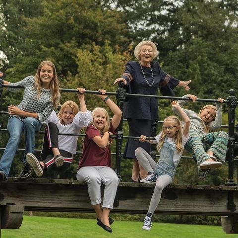 Enkelgetümmel um Prinzessin Beatrix: Die Aufnahmen entstanden im Herbst vergangenen Jahres.