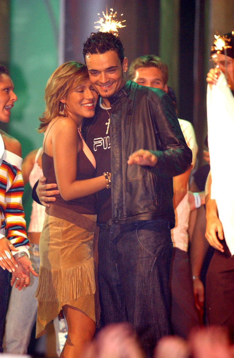 Vanessa Petruo und Giovanni Zarrella  Zwischen dem "No Angel" Vanessa und "BroSis"-Mitglied Giovanni funkte es 2002 heftig. "Unsere Liebe stirbt nie", titelte die Jugendzeitschrift Bravo. Doch die Flamme der Liebe zwischen den beiden Castingstars erlosch dann doch recht schnell. Giovanni ist seit 2005 mit der Moderatorin Jan Ina verheiratet. Vanessa arbeitet mittlerweile in einer Dresdner Kinder-und Jugendpsychiatrie. 