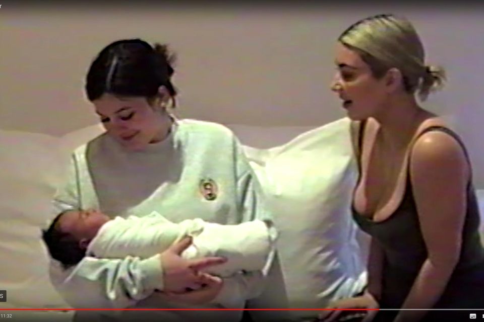Kim Kardashian, Kylie Jenner und Baby Chicago 