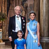 5. Februar 2018   Drei Generationen für die schwedische Krone: König Carl Gustaf, Tochter Prinzessin Victoria und Enkeltochter Prinzessin Estelle. Entstanden ist das Foto um den 200. Geburtstag der Bernadotte-Dynastie zu zelebrieren.