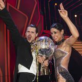 "Let's Dance"-Gewinner 2013  Schauspieler Manuel Cortez und Tänzerin Melissa Oritz-Gomez.