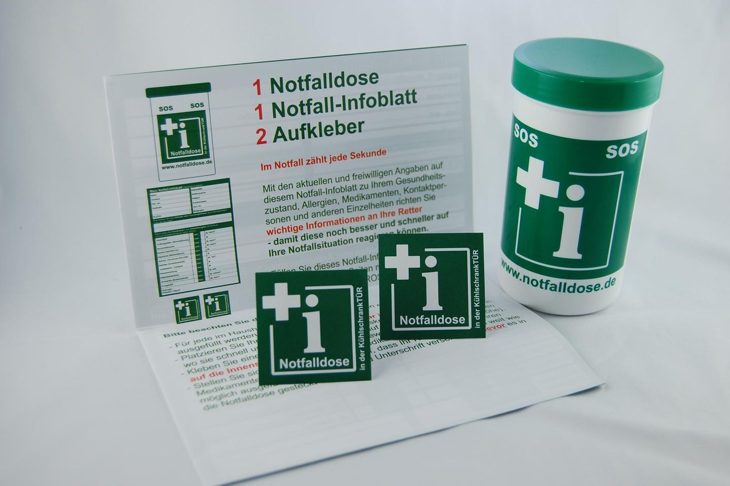 Die Notfalldose, die Leben retten kann.