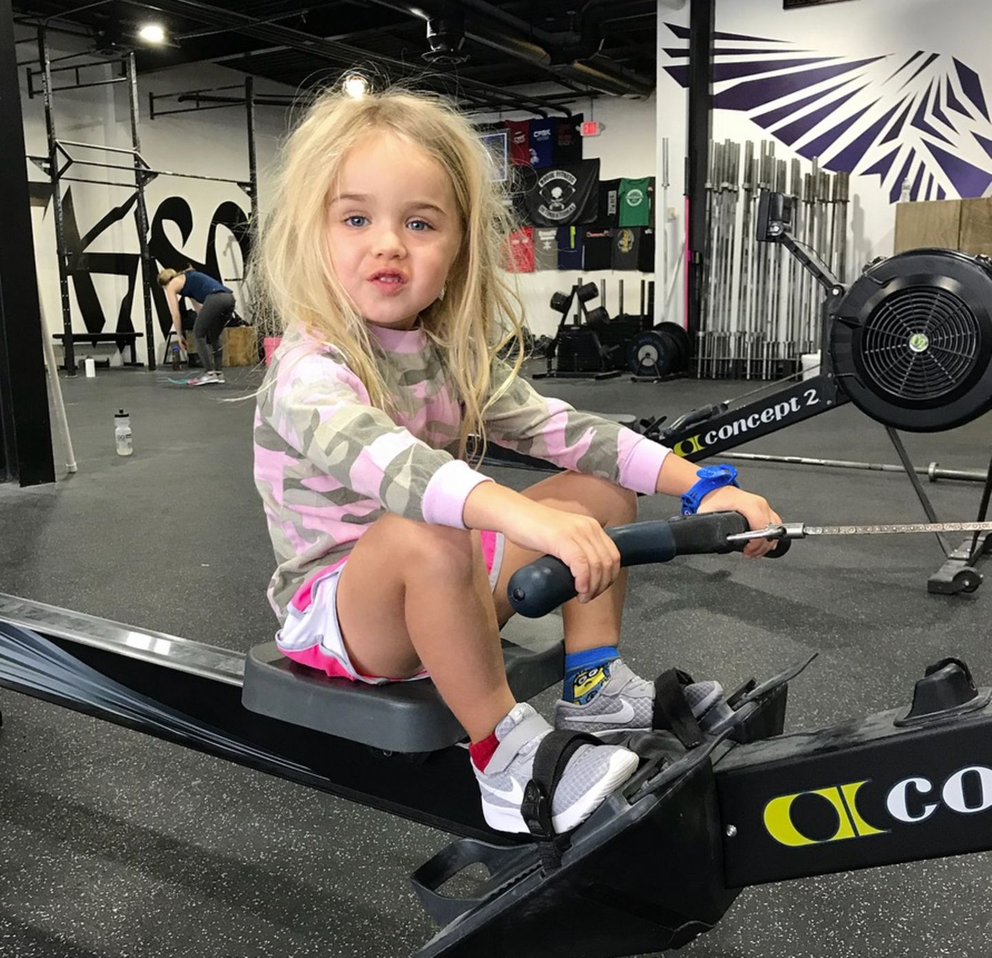 3. März 2018  Die kleine Chloe Trump ist fleißig am Trainieren. Stolz postet Papa Donald Trump Jr. dieses Foto von seinem süßen Sprössling. 