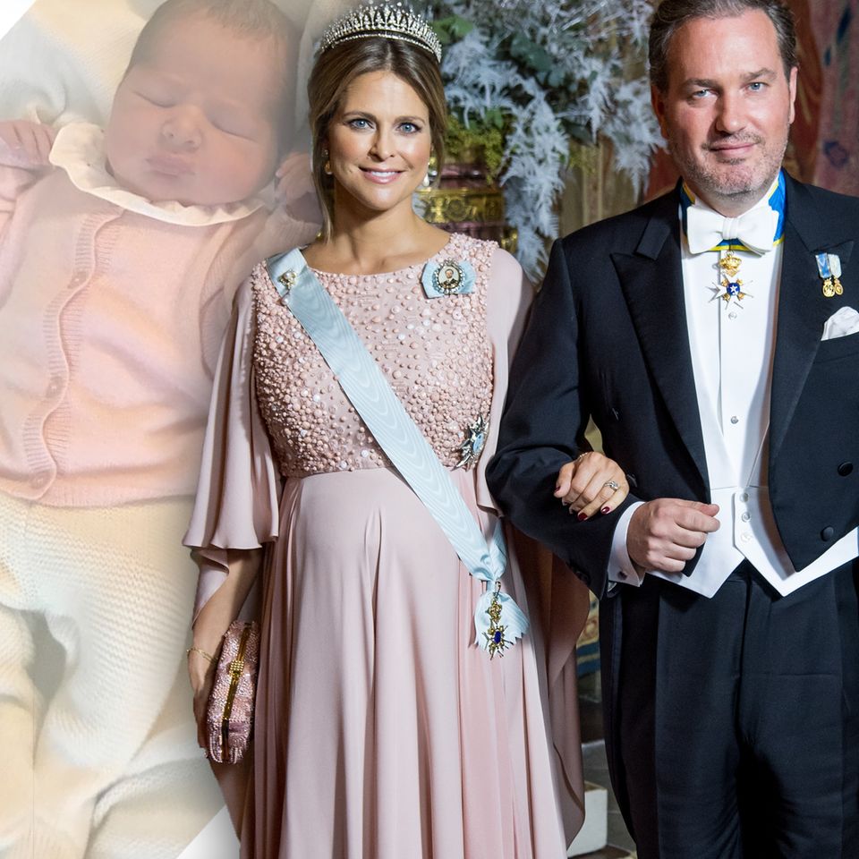 Prinzessin Madeleine und Chris O'Neill zeigen ihr drittes Kind auf Instagram