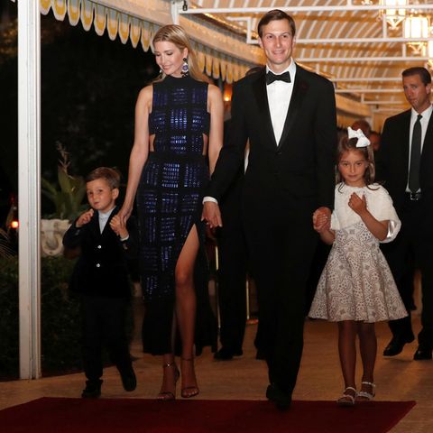 Joseph (l.) und Arabella (r.) mit ihren Eltern Ivanka Trump und Jared Kushner 