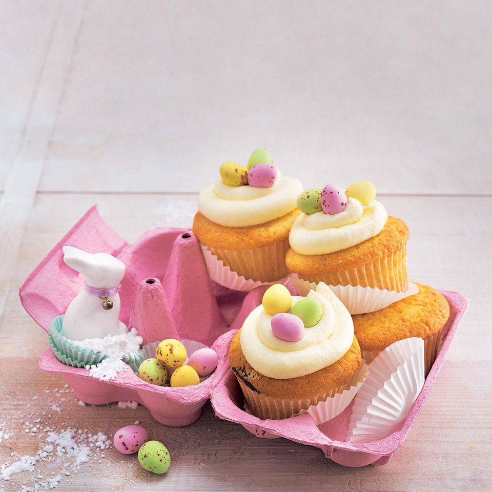 Osternest-Cupcakes