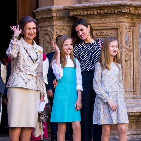 Königin Sofia, Prinzessin Leonor, Königin Letizia + Prinzessin Sofia 