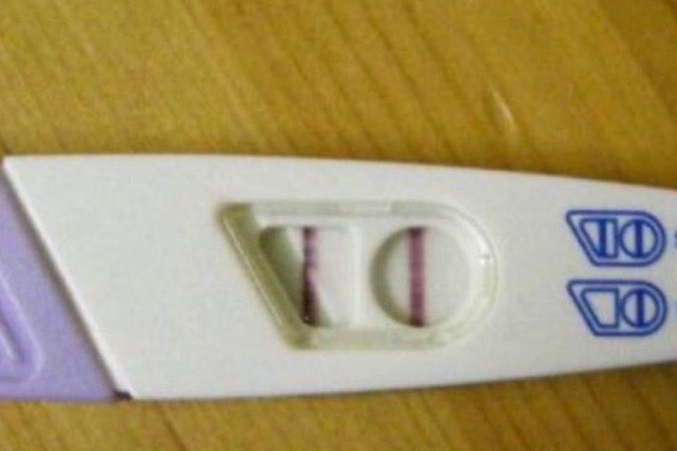 Der angeblich positive Schwangerschaftstest von Jessica Paszka