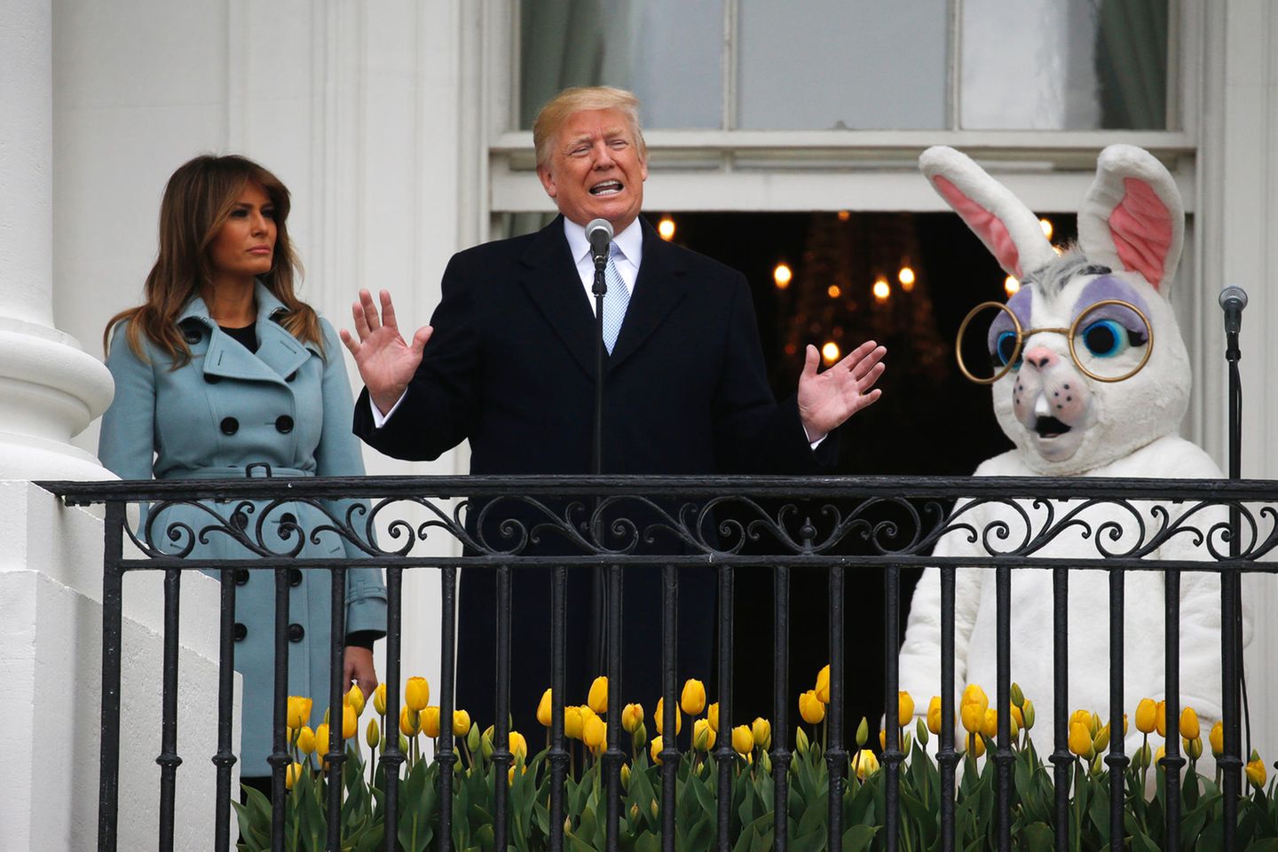 Melania Trump und Donald Trump laden am Ostermontag (2. April) ins Weiße Haus ein