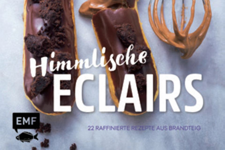 GALA Gourmet: Für einen Hauch Paris in der heimischen Küche stellt Alissa Poller 22 herzhafte und süße Rezepte für luftigleichte Eclairs aus Brandteig vor. Von klassischen Füllungen mit Schokolade bis hin zu Füllungen mit Salzkaramell, Chai Latte oder Avocado-Lachs ist für jeden etwas dabei. ("Himmlische Eclairs", EMF Verlag, 64 S., 13 Euro) Für einen Hauch Paris in der heimischen Küche stellt Alissa Poller 22 herzhafte und süße Rezepte für luftigleichte Eclairs aus Brandteig vor. Von klassischen Füllungen mit Schokolade bis hin zu Füllungen mit Salzkaramell, Chai Latte oder Avocado-Lachs ist für jeden etwas dabei. ("Himmlische Eclairs", EMF Verlag, 64 S., 13 Euro)